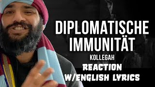 494 🇩🇪 | Kollegah - Diplomatische Immunität (REACTION W/ENGLISH LYRICS!) | 🇬🇧 UK GERMAN RAP REACTION