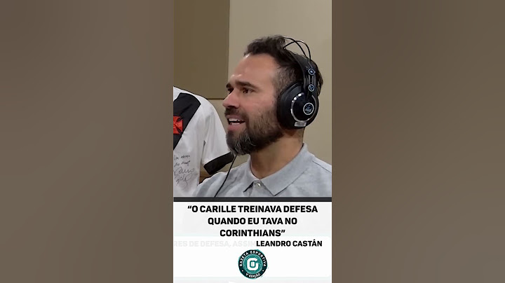"O CARILLE QUE TREINAVA DEFESA NO CORINTHIANS" ⚫️⚪️ Castán revela bastidores do Corinthians de Tite!