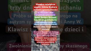 Szokujący Upadek Adama Bodnara. Zwolnili Bestię. Czy To Już Koniec Kariery Ministra Sprawiedliwości.