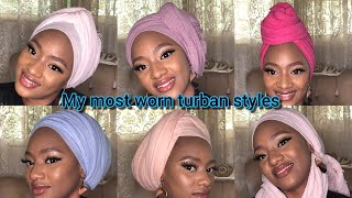 5 quick and easy turban styles