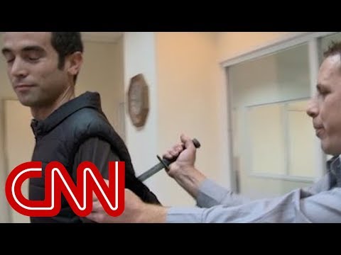 Reporter's stabbing demonstration backfires
