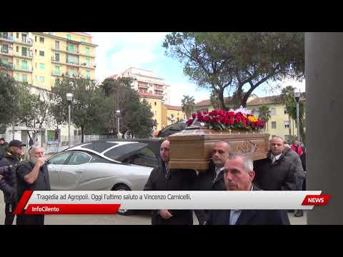 Agropoli, funerali di Vincenzo Carnicelli