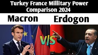 France and Turkey Military Power Comparison 2024 |Turkey and France Millitary Power Comparison 2024