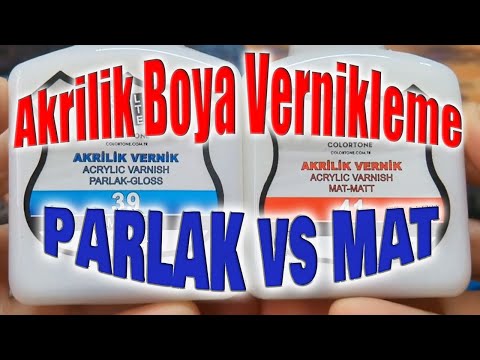 Video: Akrilik Vernik (50 Fotoğraf): şeffaf Ve Renksiz VGT Kaplama, Akrilik Bazlı Ajan, Kaplama Nasıl Yıkanır, Resim Nasıl Verniklenir