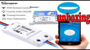 Sonoff Original Wifi Smart Switch DIY  Home Automation Relay Module Controller unboxing