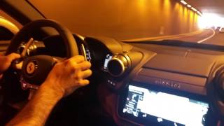 ferrari gtc4lusso v12 in tunnel ff