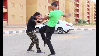 دافع عن نفسك ضد الضرب العشوائي الغير رحيم / طريقة الحماية والهجوم  Defense against random fight