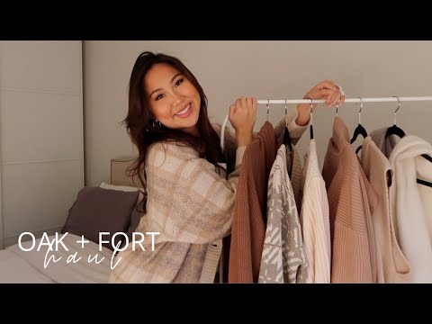 OAK+FORT TRY-ON HAUL| Winter 2021 fashion