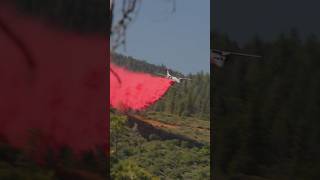 Precision flying to stop the blaze #wildfire #pilot #aviation