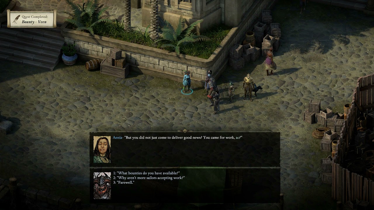 Pillars of Eternity 2 (Evil) Path of the Damned Bounty on Veen