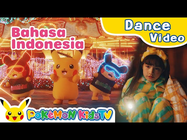 Dance Around (Pikachu Dance ver.)【Indonesian】 | Kids Dance Song | Pokémon Song | Pokémon Kids TV​ class=