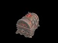 Low Poly Stylized Cursed Ember Chest - Prop 3D Model | Game Asset Showcase