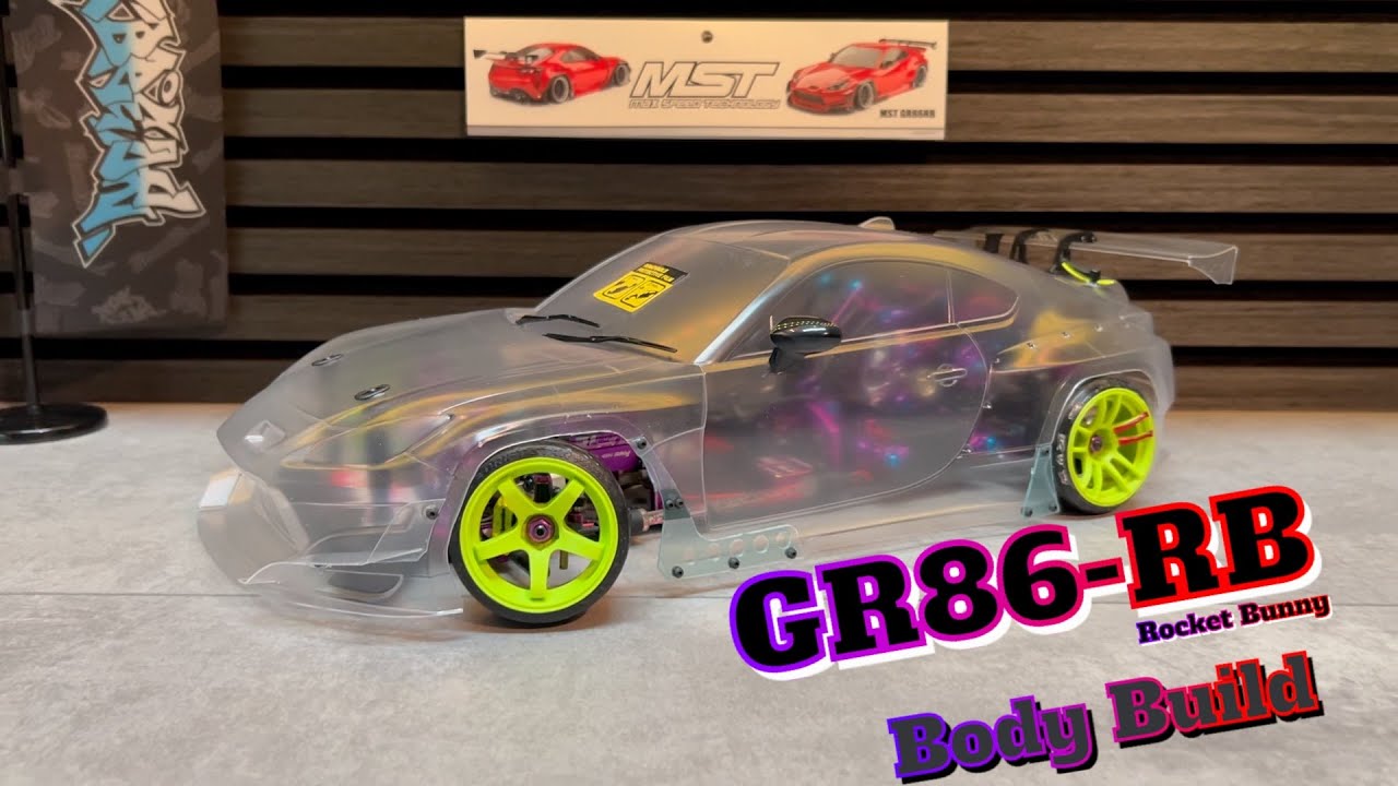 MST Toyota GR86-RB , RC Drift Body build - YouTube