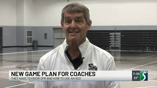 New Michigan law requires CPR, AED training for all high school coaches