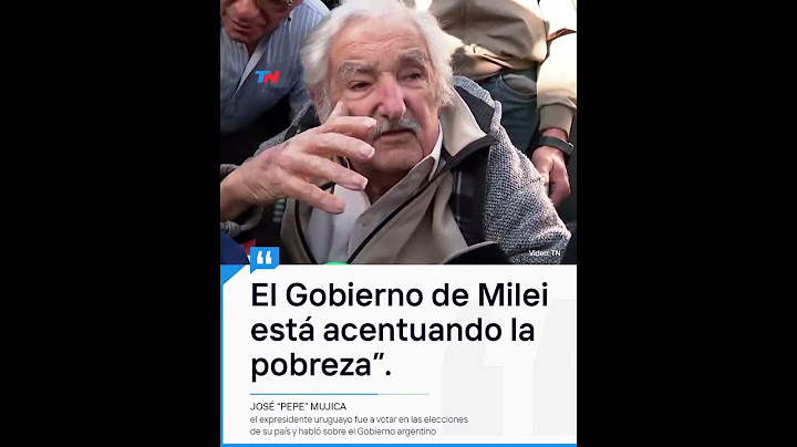 ELECCIONES EN URUGUAY I Pepe Mujica fue a votar en las presidenciales y habló del gobierno de Milei