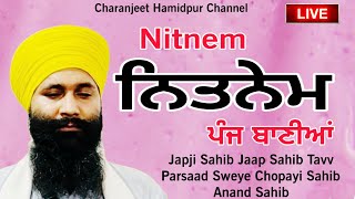 nitnem panj bania  ਨਿਤਨੇਮ   japji sahib path   ਜਪੁਜੀ ਸਾਹਿਬ  charanjeet Hamidpur