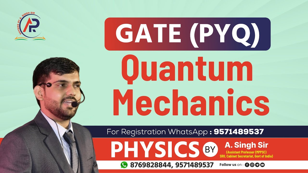 GATE(PYQ) Solution | Quantum Mechanics