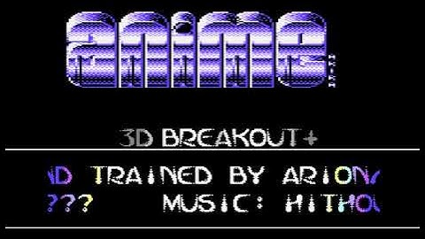 C64 Crack Intro: Anime Intro 01 ! 1990