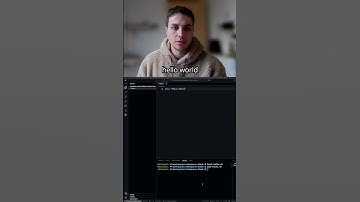 Hello World in Ruby (VSCode + Terminal) #shorts #programming
