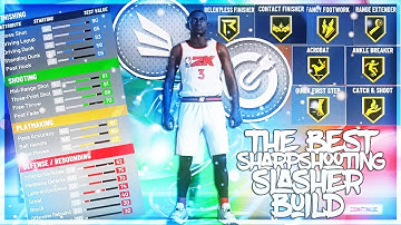 THE BEST SHARPSHOOTING SLASHER BUILD ON NBA 2K20!!! YOU WILL BE UNSTOPPABLE!!!