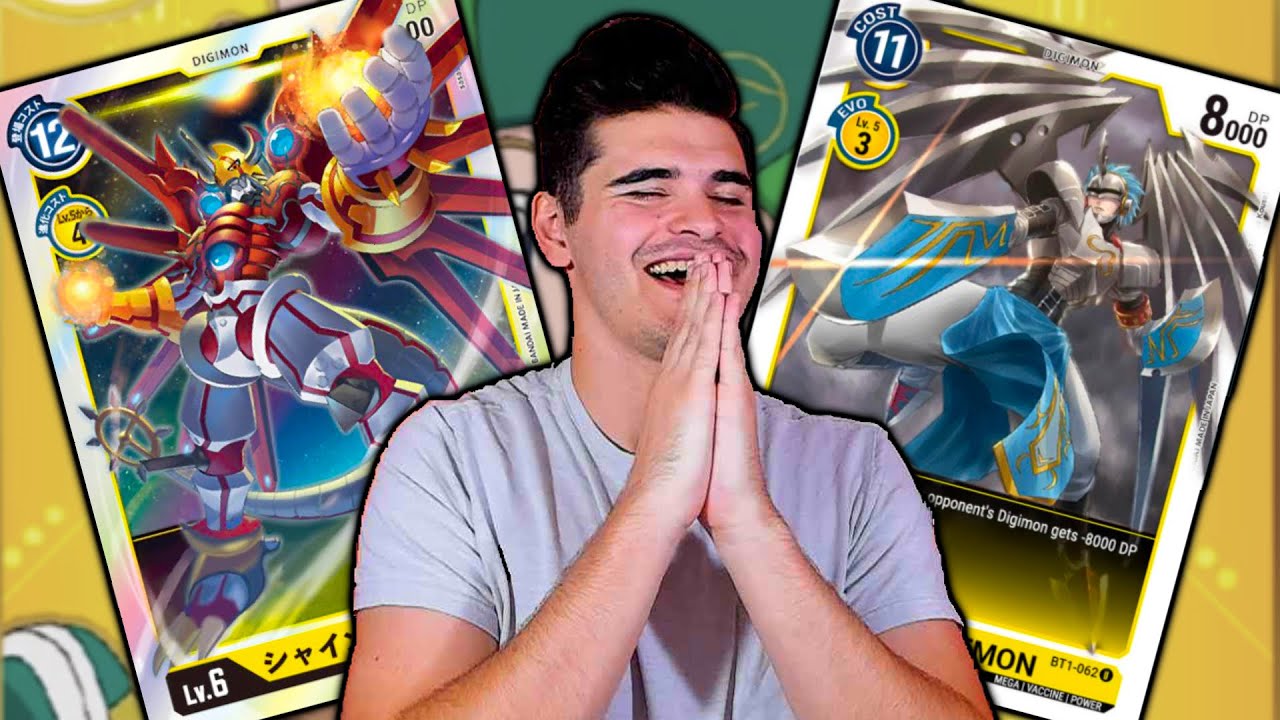 The BEST Yellow Deck in Digimon!! | Shinegreymon Deck Profile Digimon TCG  (2020)