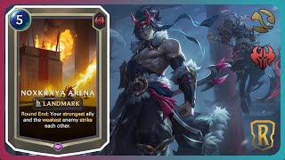 The Rhaast's Arena!! | Kayn + Katarina + Noxkraya Arena deck | Legends of Runeterra