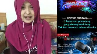 Bahtera Cinta Karaoke duet bareng artis smule Novie Shoraya