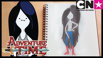 Adventure Time | How to Draw Marceline Tutorial | Cartoon Network
