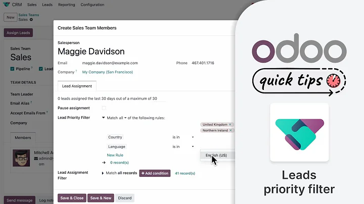Odoo Quick Tips - Leads priority filter [CRM]