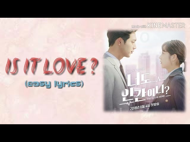 Is it Love - Easy Lyrics (VIXX) Are You Human Too OST Part 1