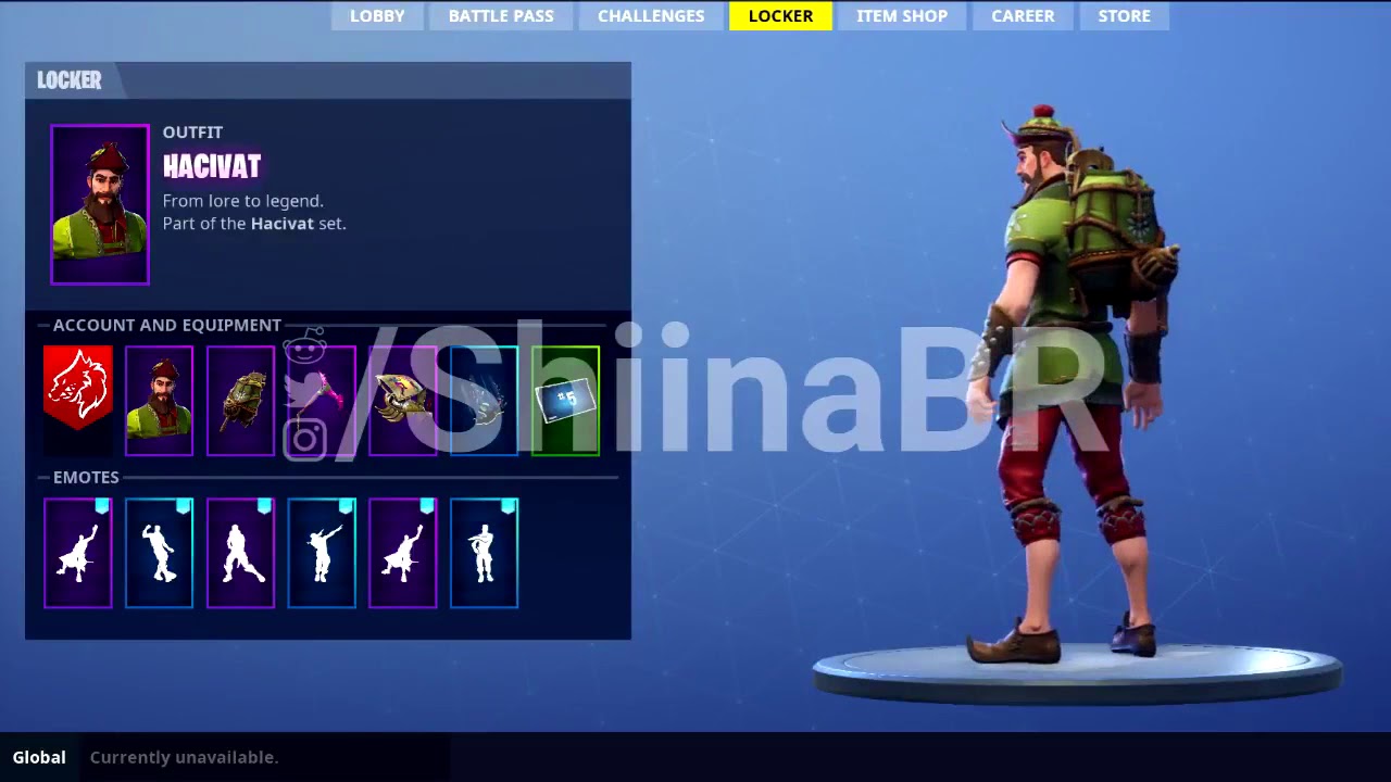 New Skin Hacivat Fortnite Youtube