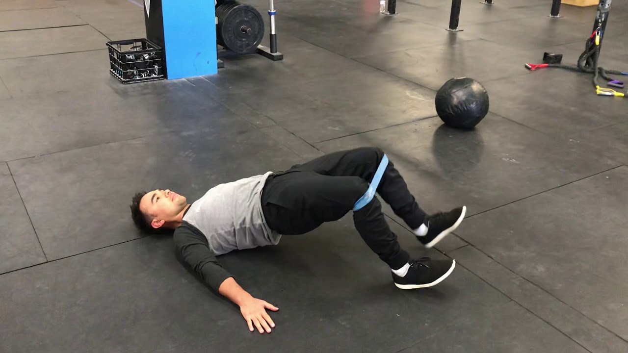 Hamstring Walkout - Banded - YouTube
