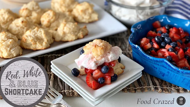 Red, White & Blue Shortcake - 4th of July Recipe - Food Crazed