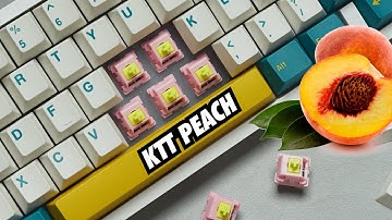 My New FAVOURITE BUDGET LINEAR SWITCH? | KTT PEACH Review & Sound test | KBD67 Lite