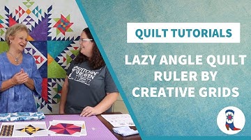 Creative Grids Lazy Angle Quilt Ruler