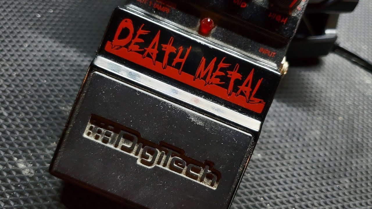 Review, Demo and Nostalgia Trip Digitech Death Metal Pedal