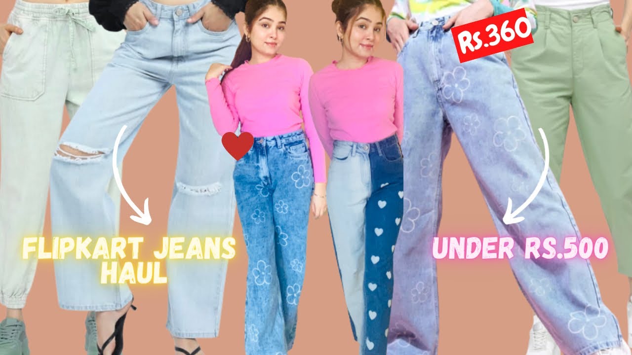 flipkart Women jeans under 500/- Flipkart Online Shopping ,Buy Affordable women  jeans // @ low price - YouTube