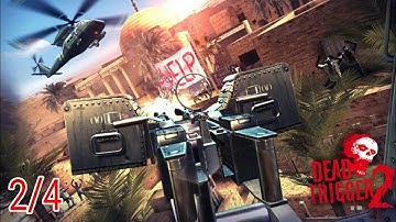 Dead Trigger 2: First Person Zombie Shooter Game Protect The Entrance l Lever 4/4