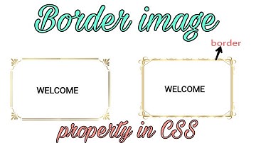 Border image property in CSS.