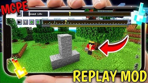 Here is the BEST REPLAY mod for Mimecraft PE/BE🔥 ! 