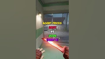 Agent prices in 2021 vs 2025 (Part 6) #csgo #cs2 #counterstrike #shorts