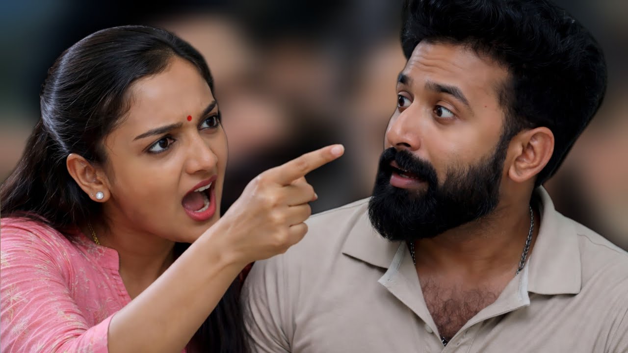 അസുഖമായ വേദയെ പരിചരിച്ച് വിക്രം /pavithram serial 