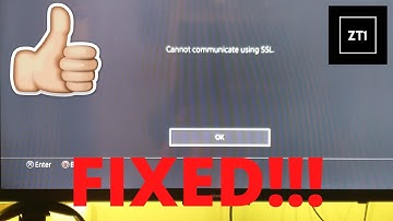 cannot communicate using ssl ps4 fifa 23 (still works on 2024)