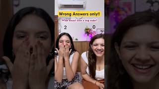 Wrong answers only challenge! #wronganswer #funchallenge #gamesathome #trendingchallenge #shorts