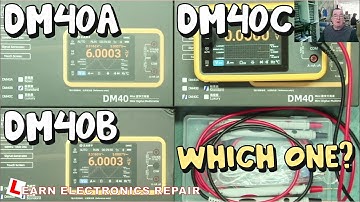 AlienTek DM40A DM40B DM40C Scope Meter Comparison : And A FREE Giveaway! Win A Scopemeter & More!!
