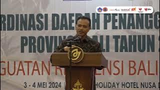 ARAHAN SEKDA PROVINSI BALI PADA RAKORDA PB PROVINSI BALI TAHUN 2024