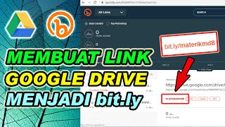 Cara Membuat Link Bitly dari Google Drive