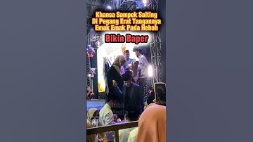 Khansa Sampek Salting Di Pegang Erat Tangannya Oleh Gus Azmi Saat Turun Panggung #gusazmi