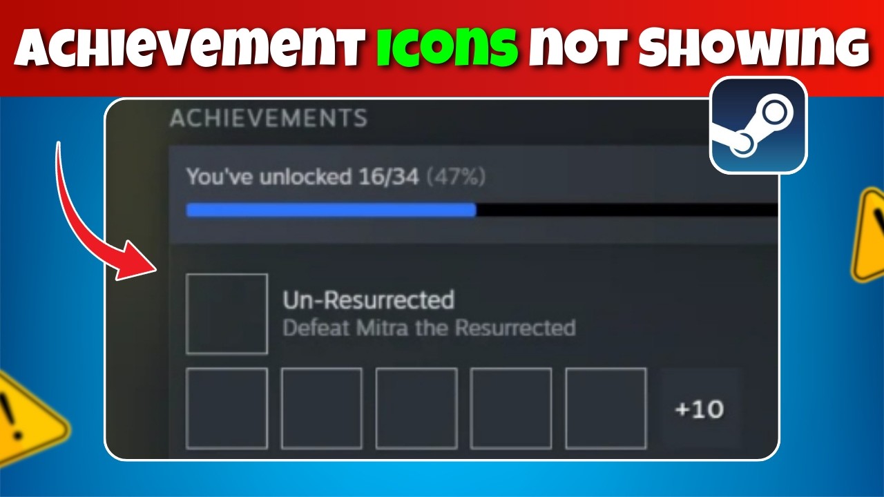 How to Fix Steam Achievement Icons Not Showing - Achievements Icons Not ...