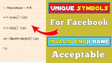 How To Make Acceptable Symbols | How To Make Stylish Acceptable Unique Emoji Name Invalid Symbols